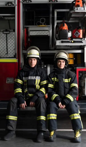 Group of firefighters